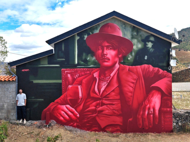 MrDheo - "Bohemia" - Douro 2024 (arte urbana/street art/graffiti/mural)