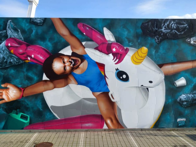 MrDheo - "Future Wasted" - Olomouc (Czech Republic) 2021 (arte urbana/street art/graffiti/mural)