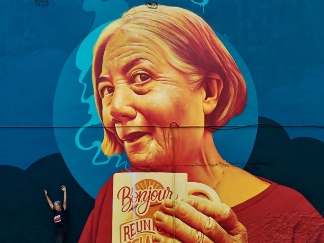 MrDheo - "Tatie Monique" - Reunion Island 2025 (arte urbana/street art/graffiti/mural)